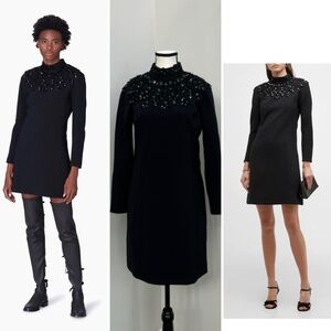 New Carolina Herrera Embellished Runway Dress Size US 4